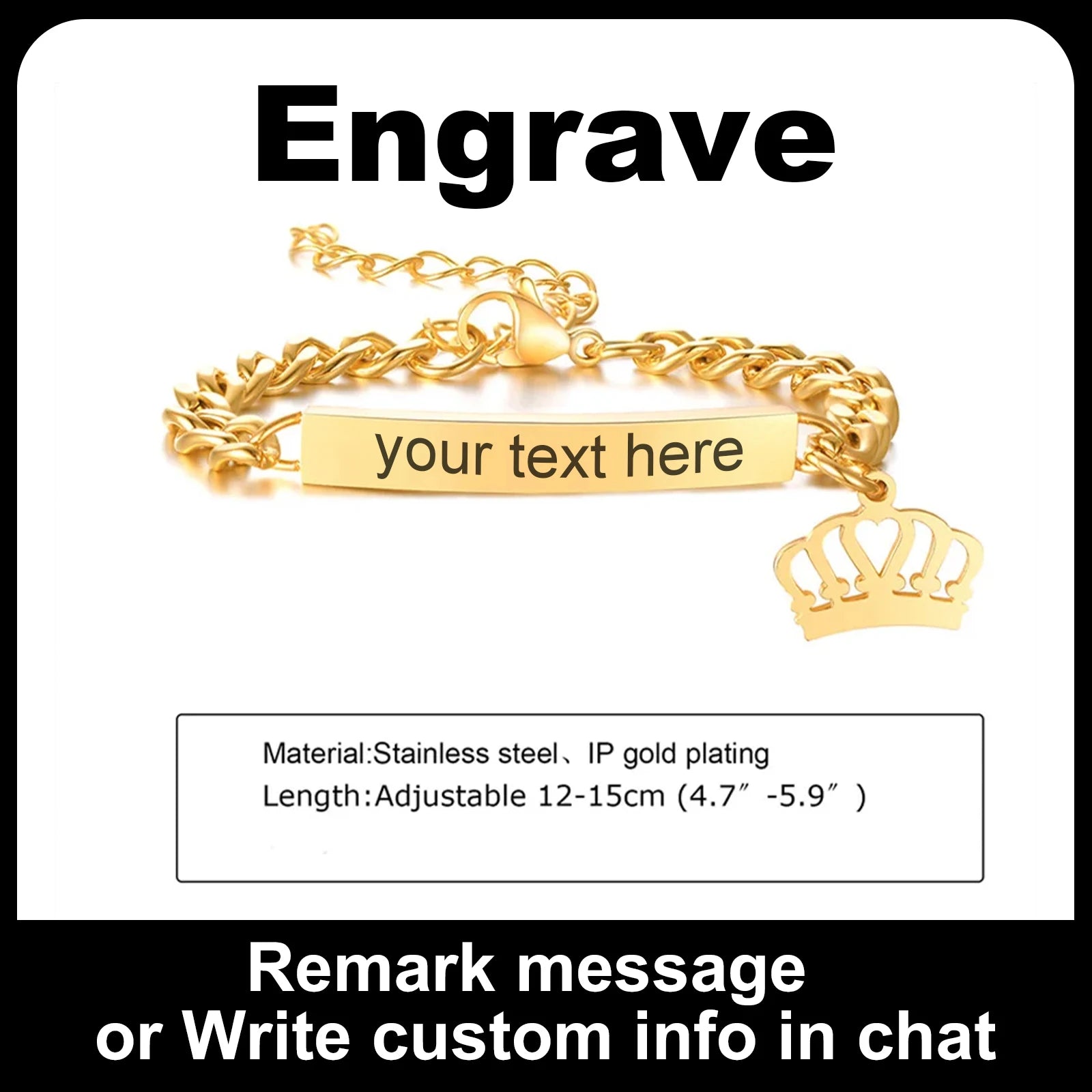 Customized Heart Bracelet for Little Girl Boy, Engravable ID Name Bracelet, Personalized Stainless Steel Chain Birthday Gift